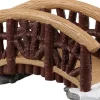 Lemax Vail Village kerstdorpminiatuur rustic footbridge (brug) 6,8 x 3,6 x 3,5 cm