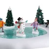 Lemax Vail Village kerstdorpminiatuur Frosty Goes Ice Skat (sneeuwpop ijspret) 20 x 28,5 x 13,5 cm