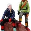 Lemax Vail Village kerstdorpminiatuur mountain climbers (bergbeklimmers) 6 x 4,4 x 7,6 cm