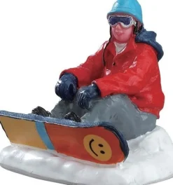 Lemax Vail Village kerstdorpminiatuur snowboarding breather (snowboarder uitrusten) 5,2 x 4 x 4,5 cm