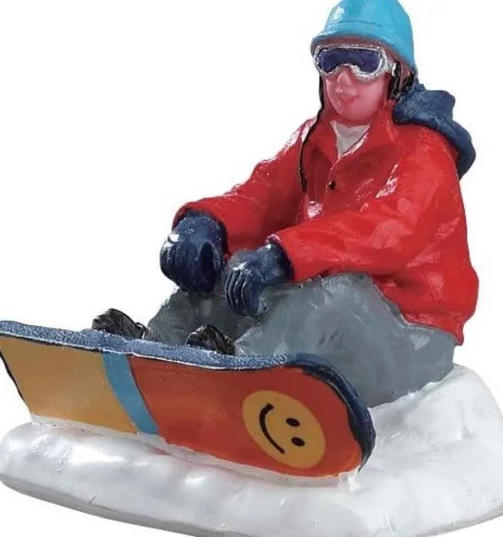 Lemax Vail Village kerstdorpminiatuur snowboarding breather (snowboarder uitrusten) 5,2 x 4 x 4,5 cm