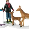 Lemax Vail Village kerstdorpminiatuur friendly wildlife (vriendelijke dieren) 6,3 x 12,2 x 7,1 cm 4-delig