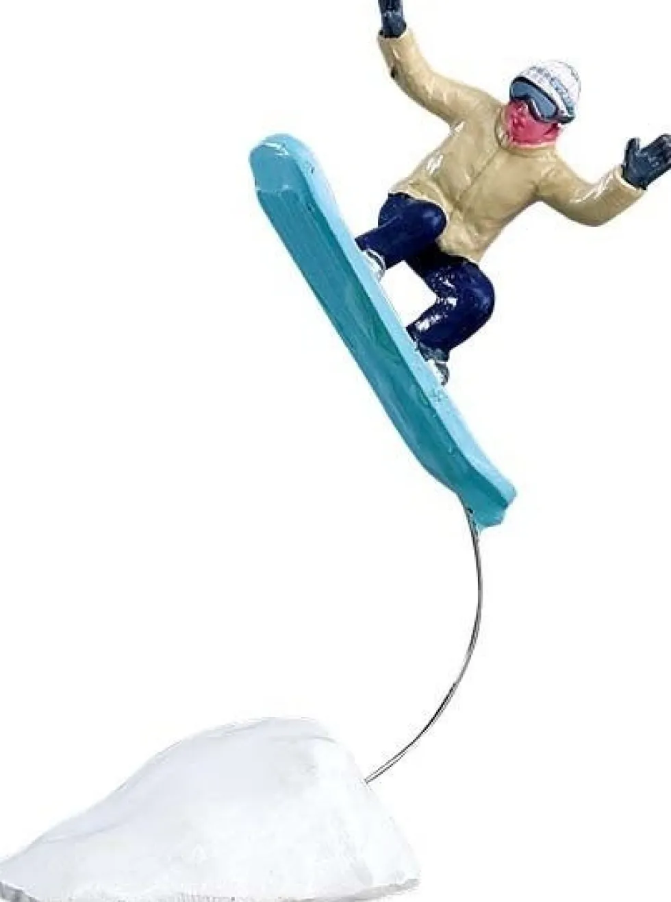 Lemax Vail Village kerstdorpminiatuur "phat air!" (snowboarder) 6 x 3,7 x 10,2 cm