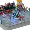 Lemax Vail Village kerstdorpminiatuur Outdoor Skating Rink (ijsbaan) 27,9 x 31 x 14 cm