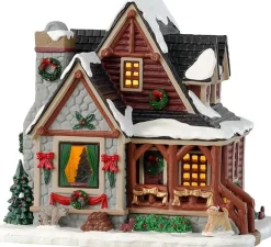 Lemax Vail Village kersthuisje christmas cabin (kerst blokhut) 17,7 x 12,3 x 16,5 cm