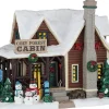 Lemax Vail Village kersthuisje cozy forest cabin (boshut) 21,3 x 16,7 x 27,4 cm