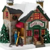 Lemax Vail Village kersthuisje winters haven cafe (eetcafé) 13,6 x 17,1 x 15 cm