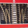 LGB kerstdorpminiatuur treinstation uitbreidingsset 13 stuks