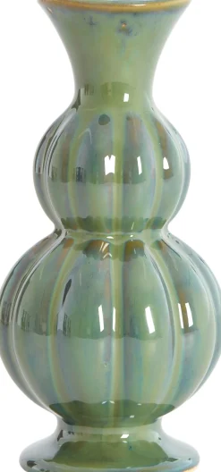 Light & Living vaas Naida groen D 8 H 17 cm