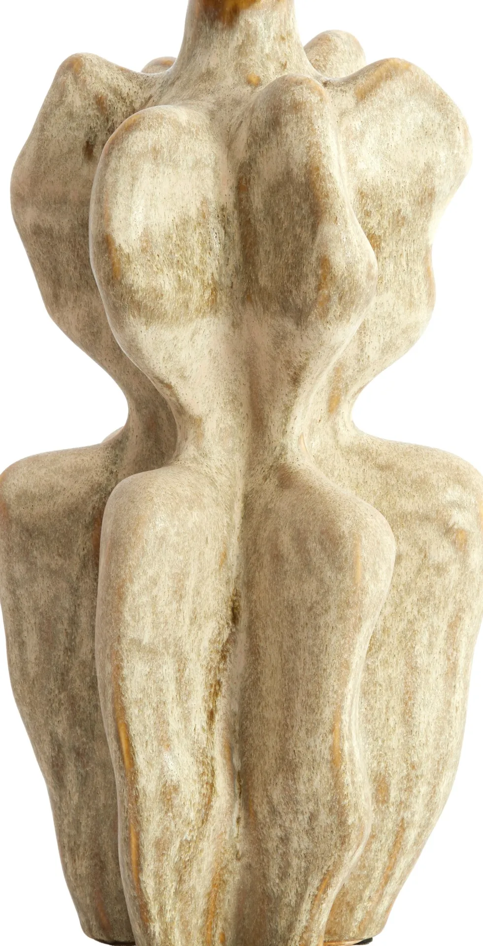 Light & Living vaas Nara bruin / beige 19 x 17 x 37 cm