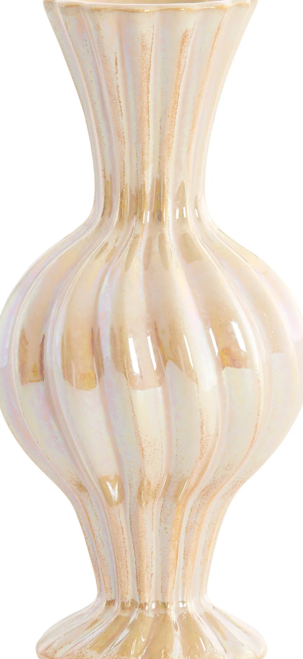 Light & Living vaas Savi beige D 11 H 22 cm
