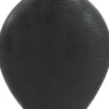 Light & Living vaas Skeld zwart 29,5 x 8 x 31,5 cm