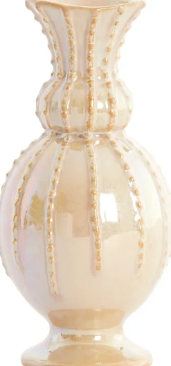 Light & Living vaas Sorrel beige D 8,5 H 17 cm