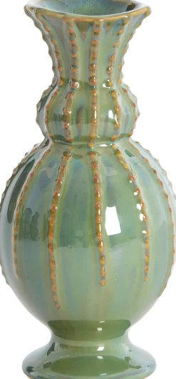 Light & Living vaas Sorrel groen D 8,5 H 17 cm