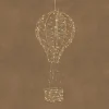 Luca Lighting kerstfiguur luchtballon met verlichting D 28 H 65 cm