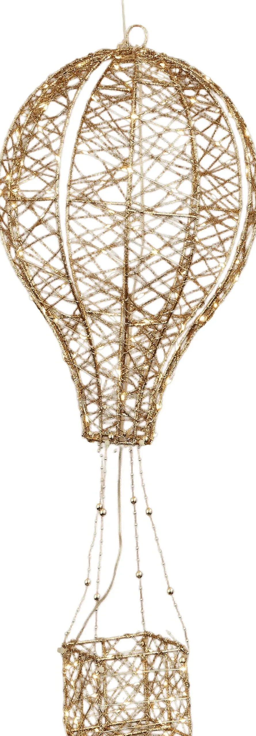 Luca Lighting kerstfiguur luchtballon met verlichting D 38 H 90 cm