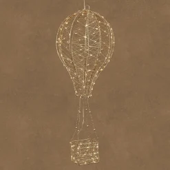Luca Lighting kerstfiguur luchtballon met verlichting D 38 H 90 cm