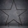 Luca Lighting tuinsteker kerstster 121 x 1 x 135 cm met 350 LED lampjes warm wit