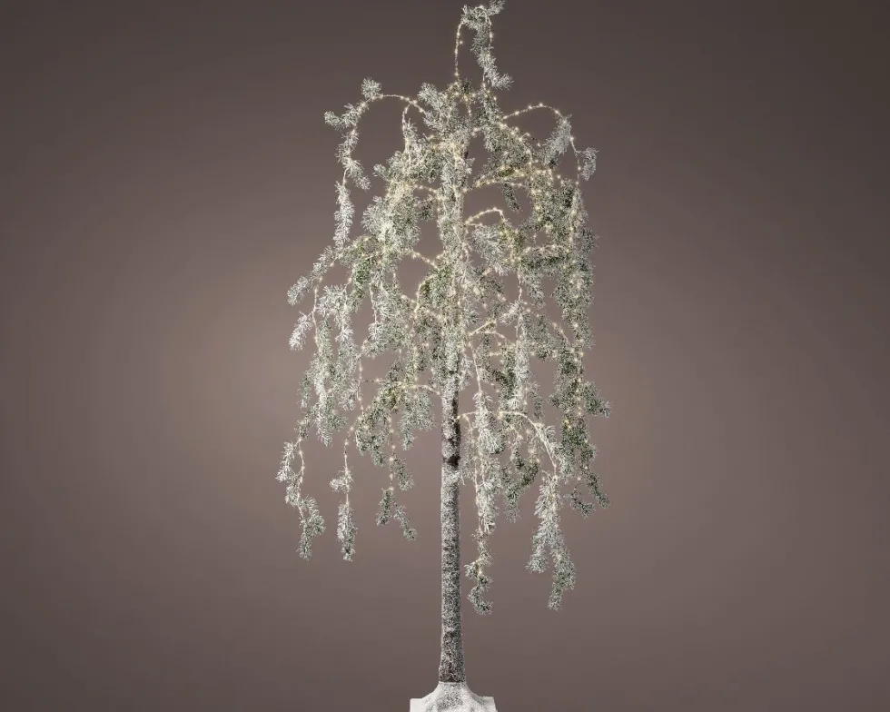 Lumineo decoratieboom wilg met verlichting D 80 H 180 cm