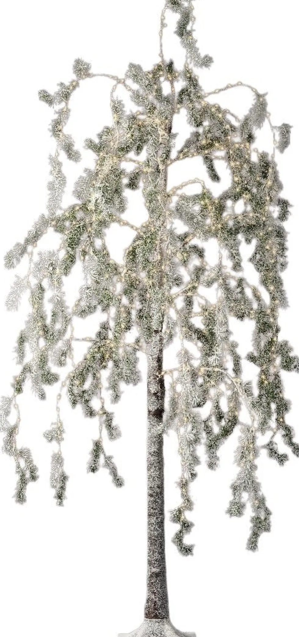 Lumineo decoratieboom wilg met verlichting D 80 H 180 cm