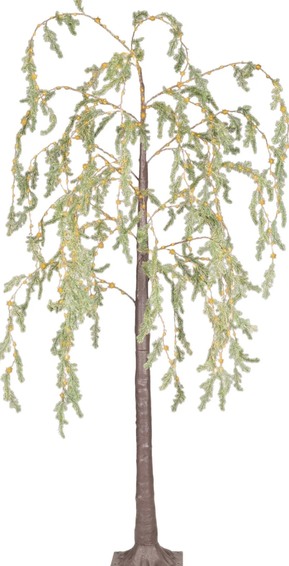 Lumineo decoratieboom wilg met verlichting D 80 H 180 cm