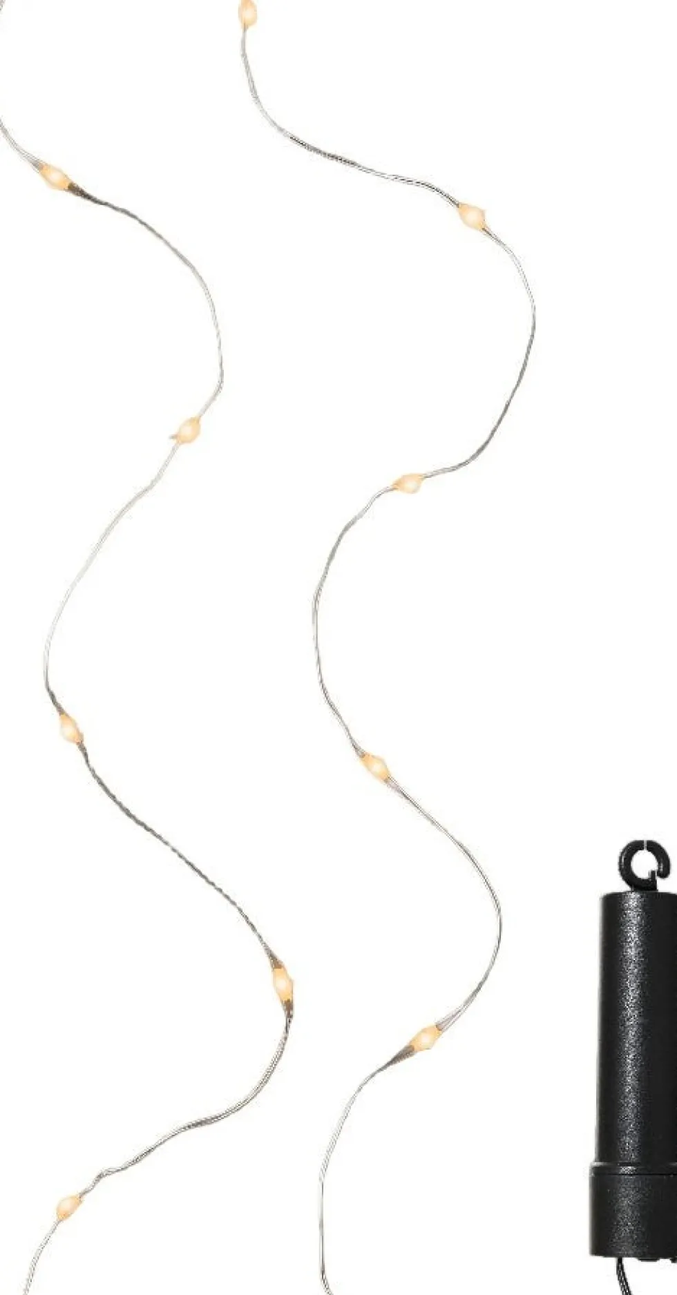Lumineo draadverlichting Duracharge zilver met 50 lampjes classic warm 4,9 m