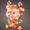 Lumineo kerstfiguur hert met verlichting 25 x 32 x 38 cm