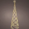 Lumineo kerstfiguur kegel met verlichting D 65 H 234 cm