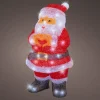 Lumineo kerstfiguur kerstman met verlichting 21,7 x 23 x 41,5 cm