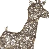 Lumineo kerstfiguur rendier met verlichting 46 x 13 x 69 cm