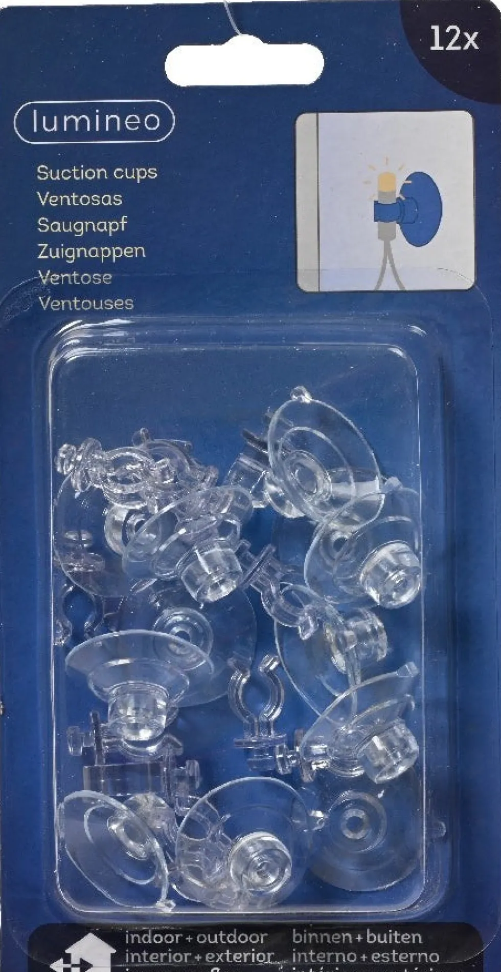 Lumineo zuignap 12 stuks