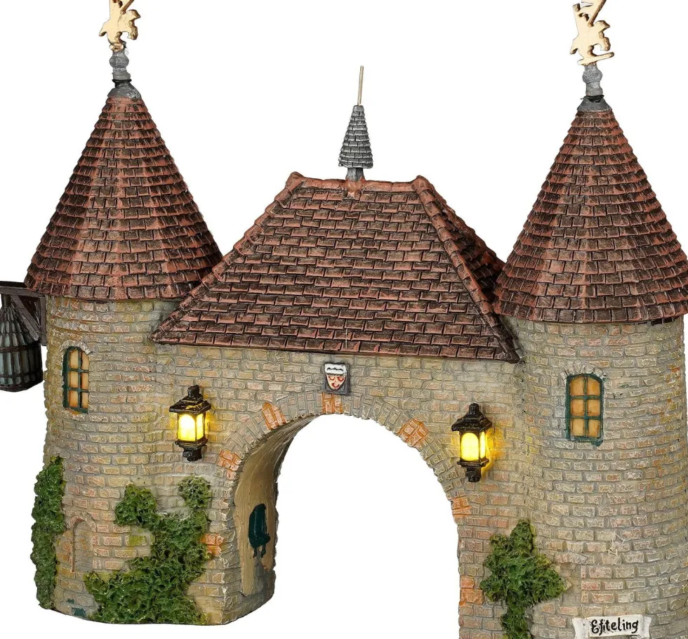 Luville Efteling kerstdorpminiatuur Prinsenpoort 18,5 x 4,5 x 13,5 cm