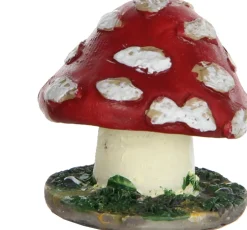LuVille Efteling kerstdorpminiatuur paddenstoel D 3 H 3 cm