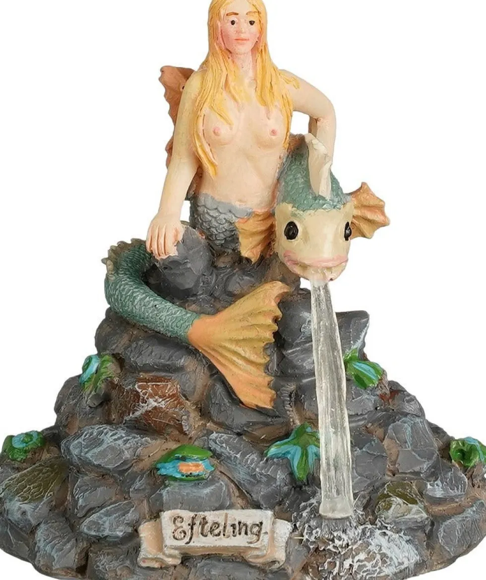 Luville Efteling kerstdorpminiatuur zeemeermin 6,2 x 5,5 x 7,5 cm