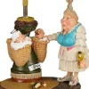 Luville Efteling kerstdorpminiatuur Oermoeder Lot 9,5 x 7,5 x 10,5 cm
