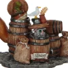 LuVille Efteling kerstdorpminiatuur de vos en de kat 7,5 x 4,5 x 5,5 cm