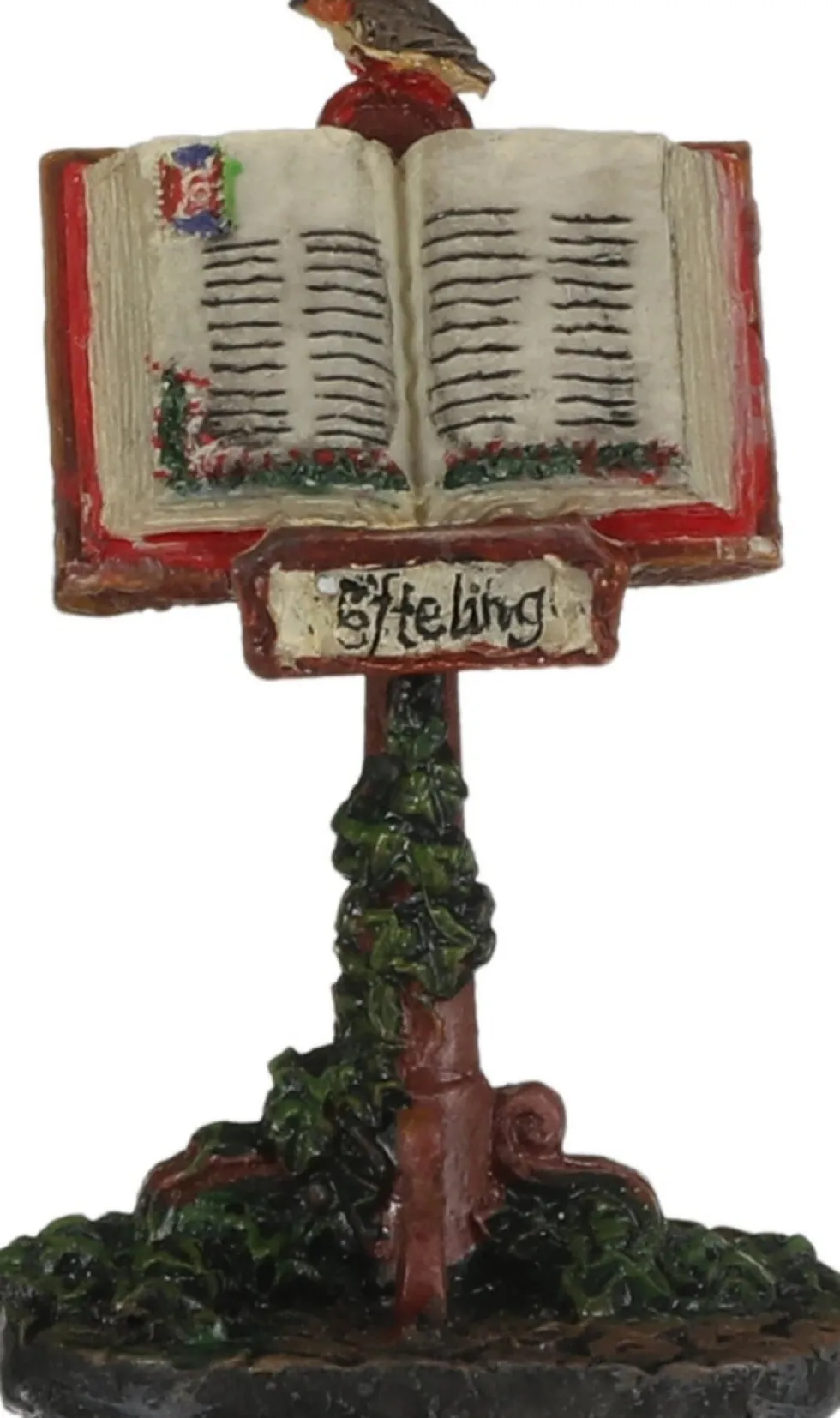 LuVille Efteling kerstdorpminiatuur boek op standaard 3 x 2 x 5 cm