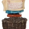 LuVille Efteling kerstdorpminiatuur prullenmand D 2,5 H 7 cm