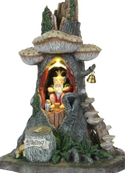 LuVille Efteling kerstdorpminiatuur trollenkoning 14 x 14,5 x 19,5 cm