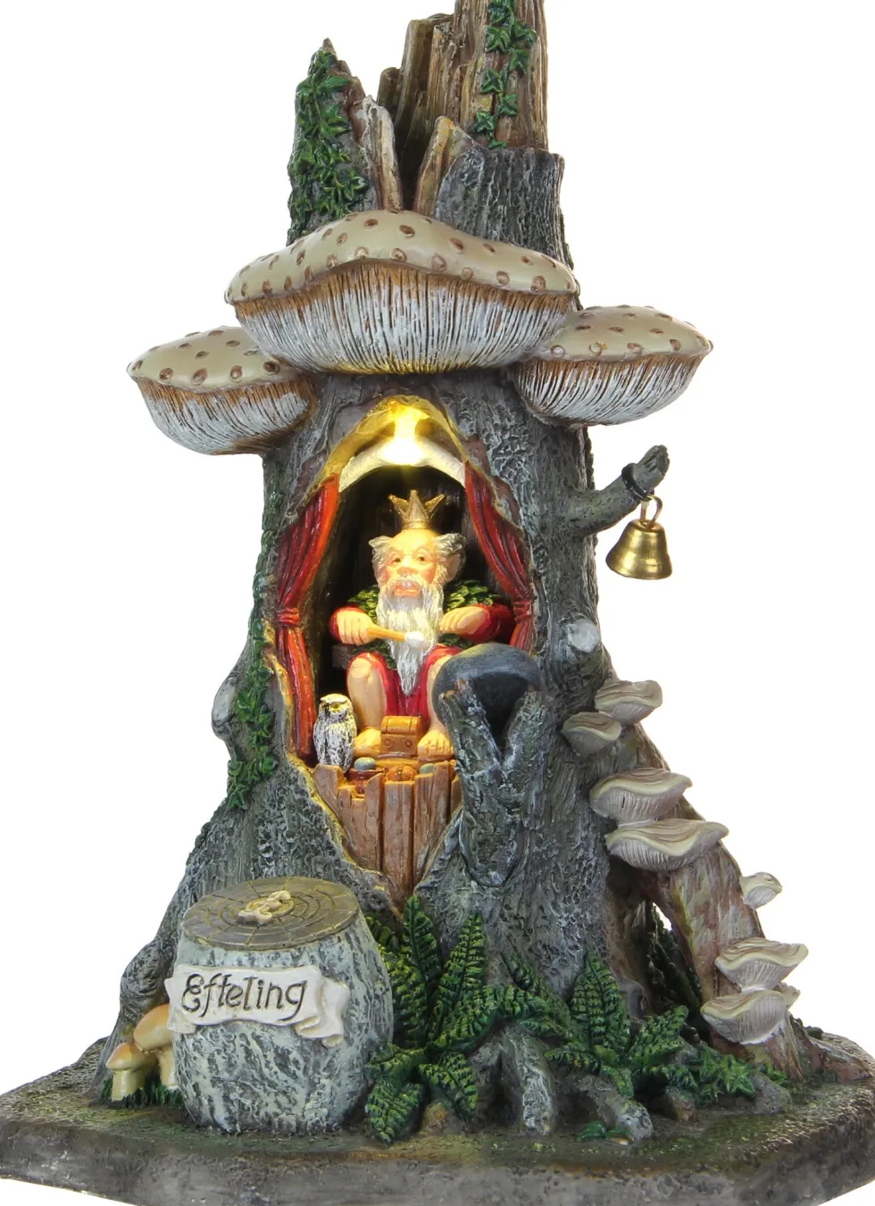LuVille Efteling kerstdorpminiatuur trollenkoning 14 x 14,5 x 19,5 cm
