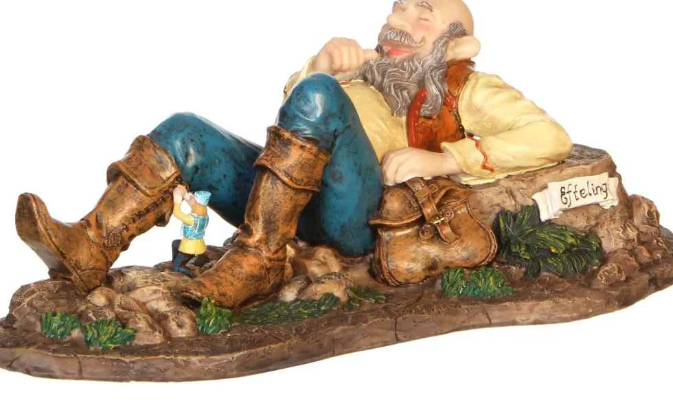 LuVille Efteling kerstdorpminiatuur Reus met Klein Duimpje 25 x 13 x 9 cm