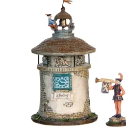 LuVille Efteling kerstdorpminiatuur de magische klok D 8 H 15,5 cm 2-delig