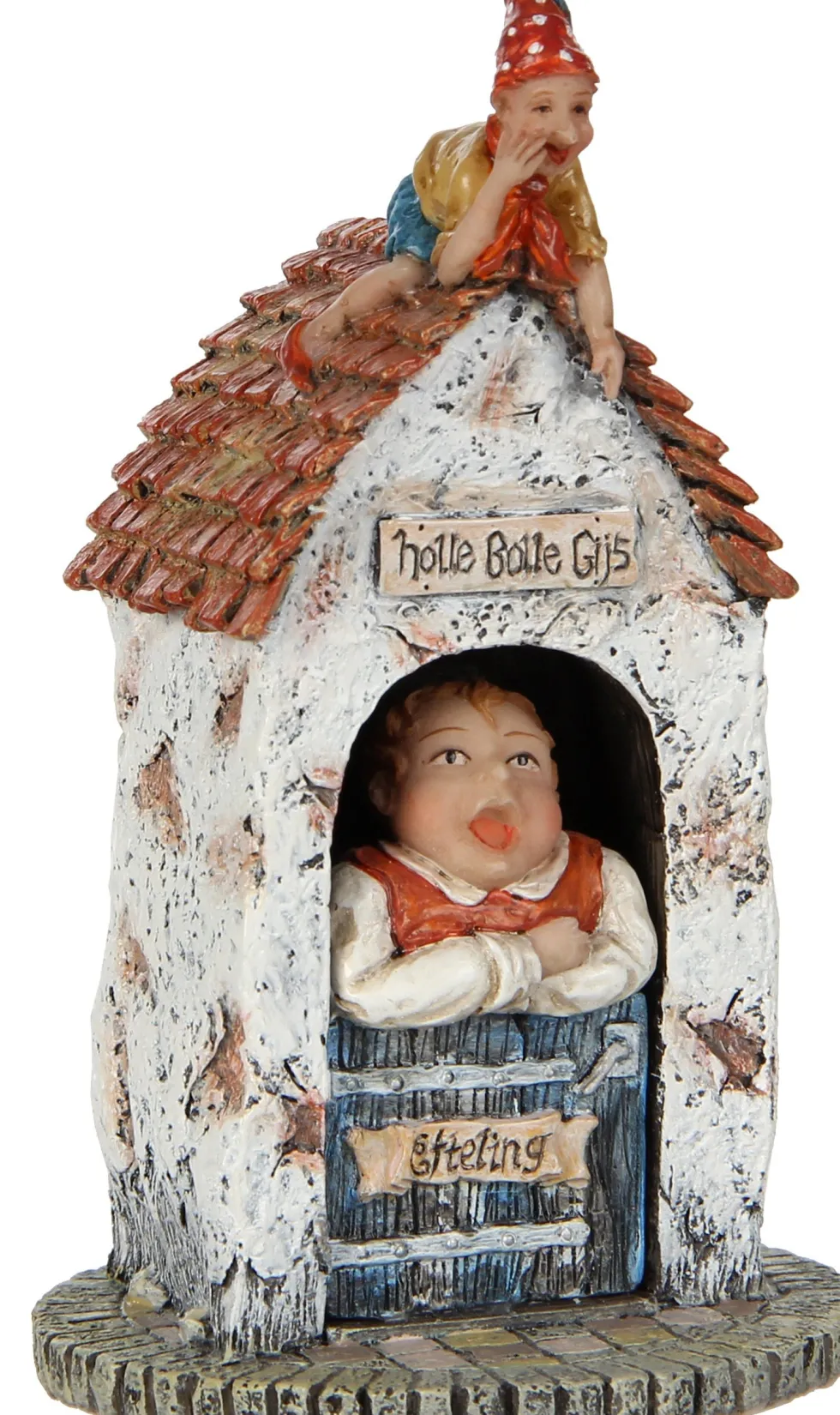LuVille Efteling kerstdorpminiatuur Holle Bolle Gijs 6,5 x 6,5 x 11 cm