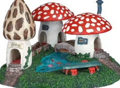 Luville Efteling kerstdorp paddenstoelenparcours 19,5 x 19,5 x 13,5 cm