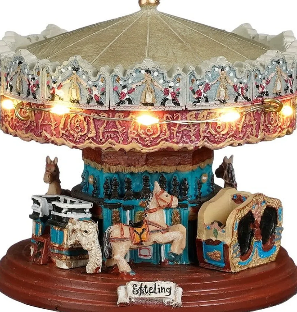 Luville Efteling kersthuisje carrousel 9 x 9 x 8,5 cm