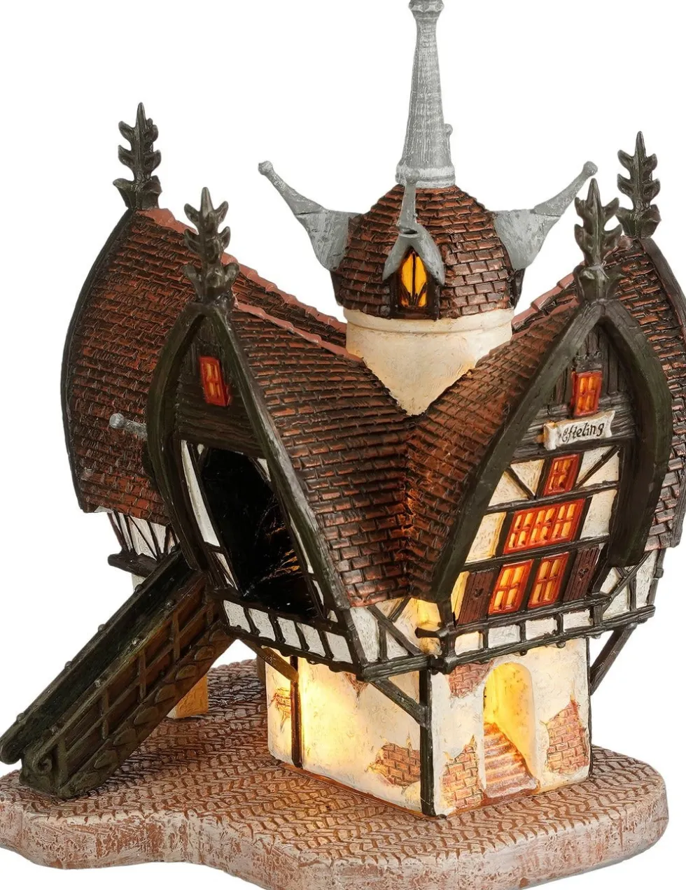 Luville Efteling kersthuisje lonkhuys 17,5 x 12,5 x 19 cm