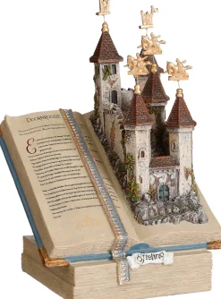 Luville Efteling kersthuisje kasteel sprookjesboek 13,5 x 13,5 x 20 cm