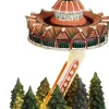 Luville Efteling kersthuisje Pagode 8,5 x 5,5 x 14 cm