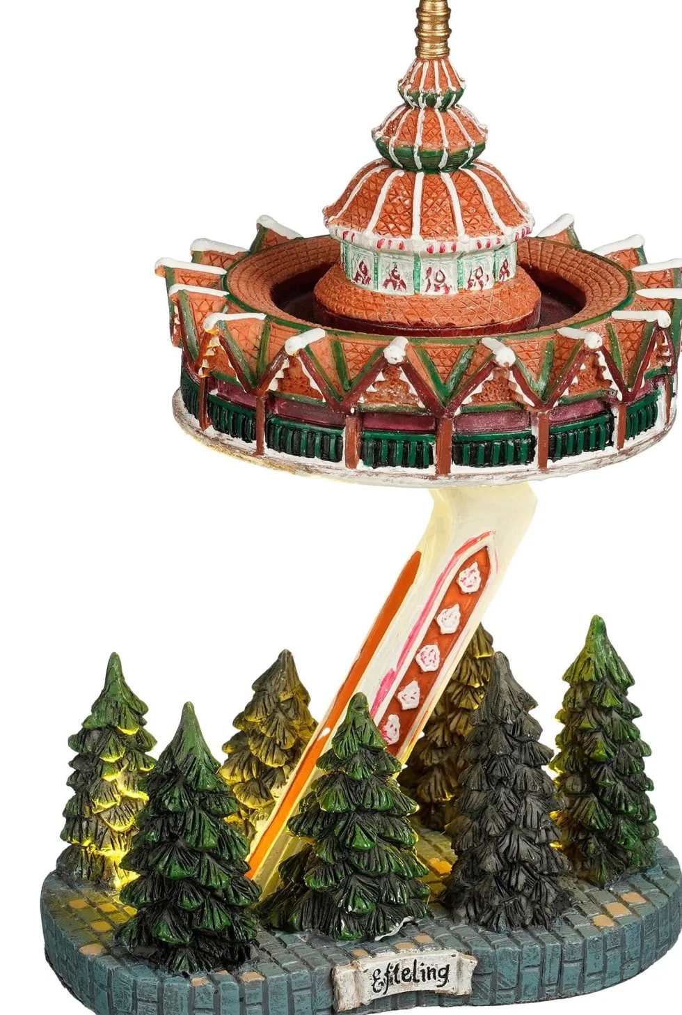 Luville Efteling kersthuisje Pagode 8,5 x 5,5 x 14 cm