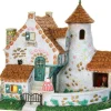 LuVille Efteling kersthuisje huis Hans en Grietje met verlichting 22 x 15 x 14 cm